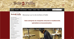 Desktop Screenshot of boisetpaille.fr