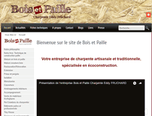 Tablet Screenshot of boisetpaille.fr